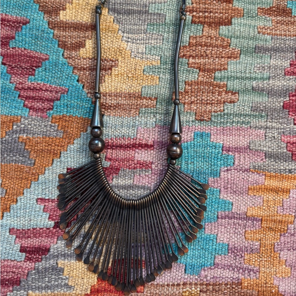 Vintage Copper & Metal Necklace